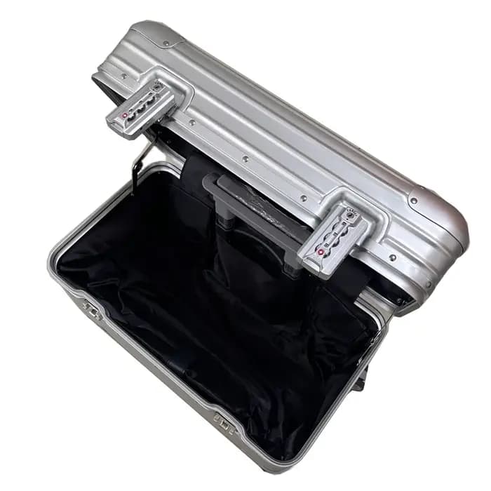 Bunnyfly 18/20 pouces en alliage d'aluminium magnésium moderne bagage à main approbation de l'air chariot en aluminium Portable taille de cabine valise