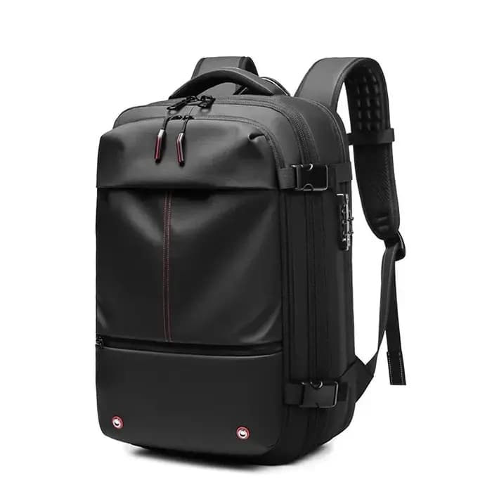 Sac à dos de voyage à compression sous vide pour hommes, pour ordinateur portable 17 pouces, escarpi
