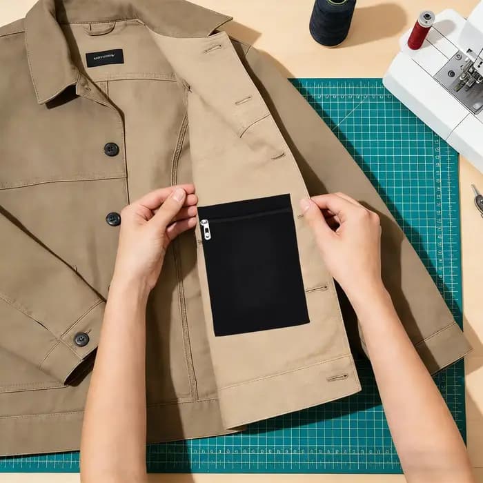 Poches de sécurité pour vêtements