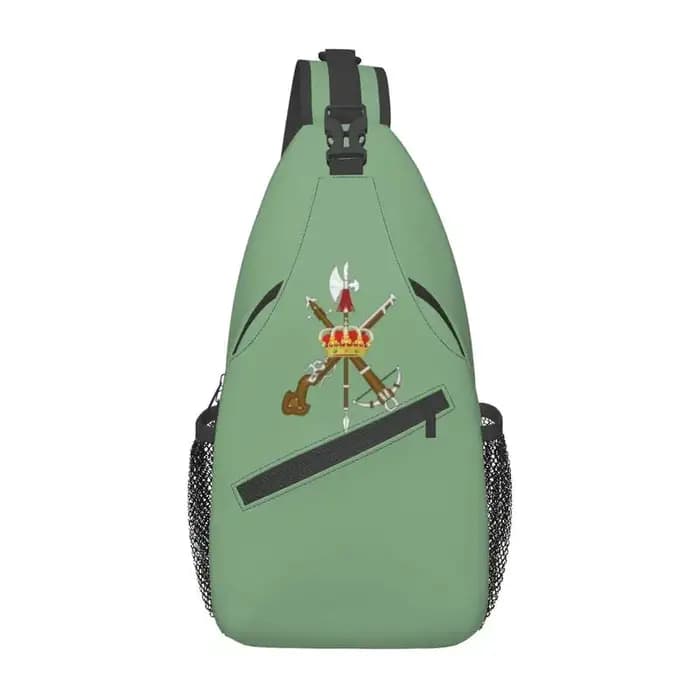 Sac à dos à bandoulière personnalisé pour hommes, Cool, légion espagnole, sacs de poitrine militaire