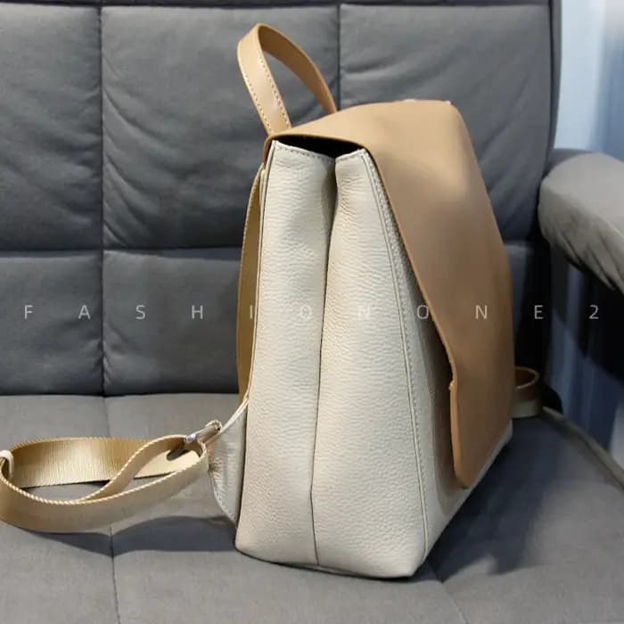 Sac à dos en cuir de vachette pour femme