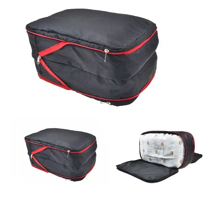 Cubes d'emballage à Compression de voyage avec sac à chaussures