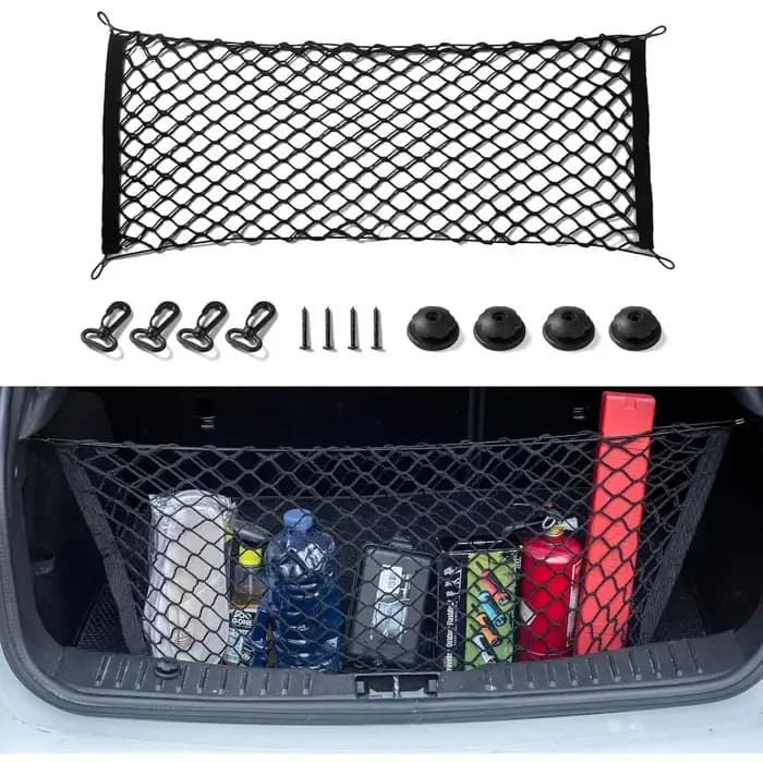 Filet de rangement pour bagages élastique et réglable! Avec crochets