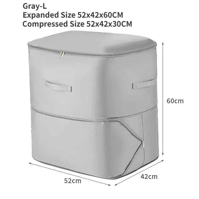Grand sac de Compression couette vêtements placard armoire organisateur pochette de rangement Ultra gain de place