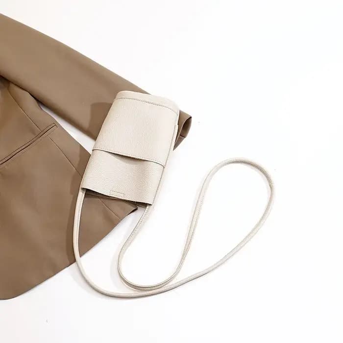 Petit sac à bandoulière en cuir Pu souple pour femmes