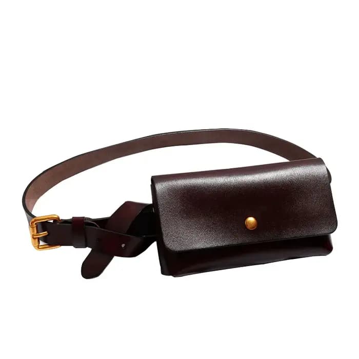 Nouvelle Sacoche de Ceinture en Cuir Véritable pour Femme – Sac Poitrine de Luxe d'Été