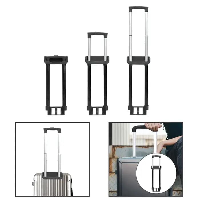 Poignée télescopique pour valise, poignée télescopique pour bagages de voyage, tige de traction pour camping, sac de transport, chariot de pique-nique, randonnée