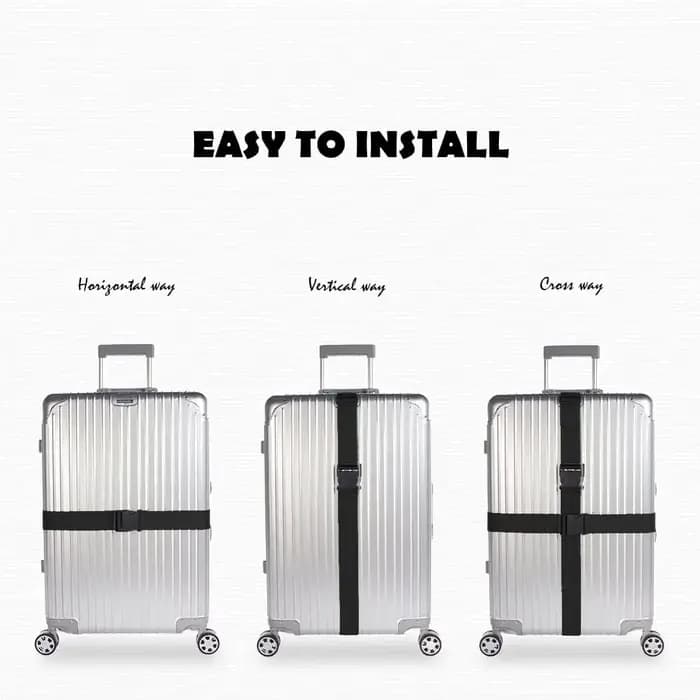 Sangles de bagage 2, 5 cm x 188 cm pour valises