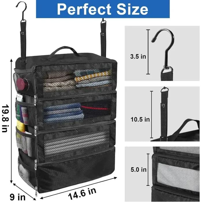Organisateur de valise grande capacité