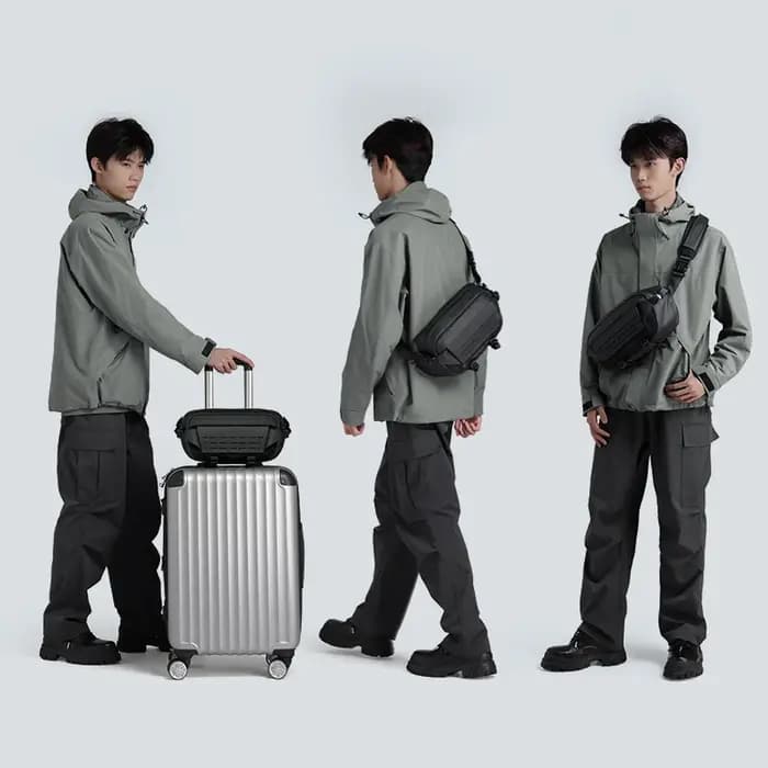 Ulanzi AB02 TAI sac à bandoulière extérieur 9L voyage photographie de rue sac de trajet quotidien bricolage personnaliser grande capacité appareil photo sac décontracté