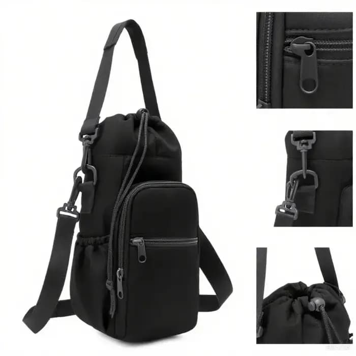 Sac de bouteille d'eau Portable avec sangle réglable