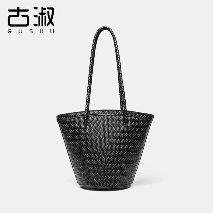 Nouveau Sac Seau Femme 2025 – Sac à Bandoulière de Plage, Design Panier, Petit Format, Style Urbain,