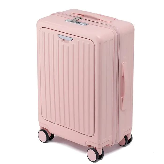 KLQDZMS bagage pour ordinateur portable 20 "22" 24 "26 pouces ouverture frontale ABS + boîtier d'embarquement pour PC