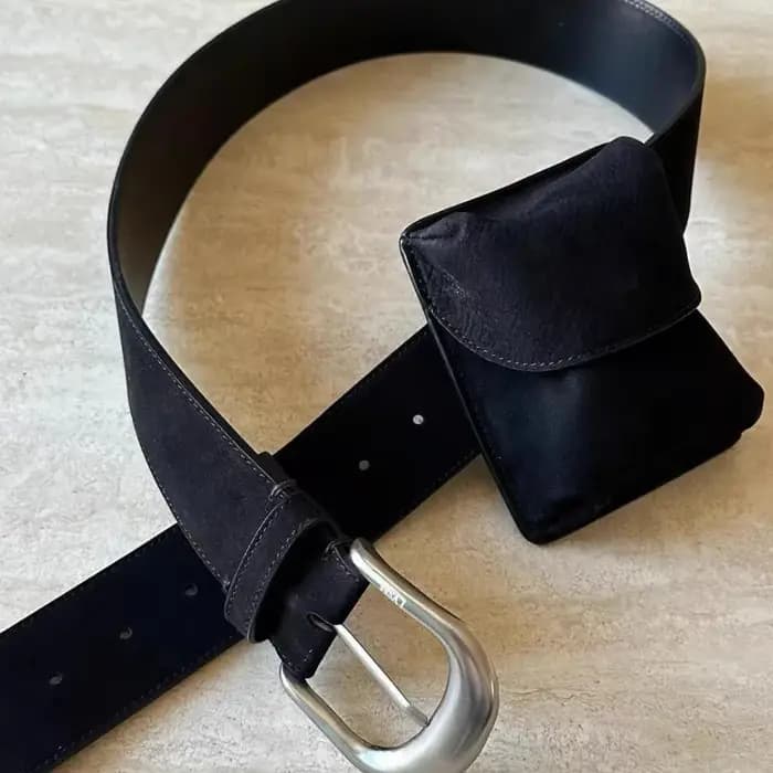 Sacs banane vintage en cuir PU Nubuck pour femmes