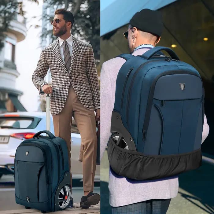 Sacs à dos de voyage à bagages roulants avec roues