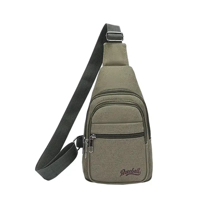 Sac de poitrine en toile pour hommes