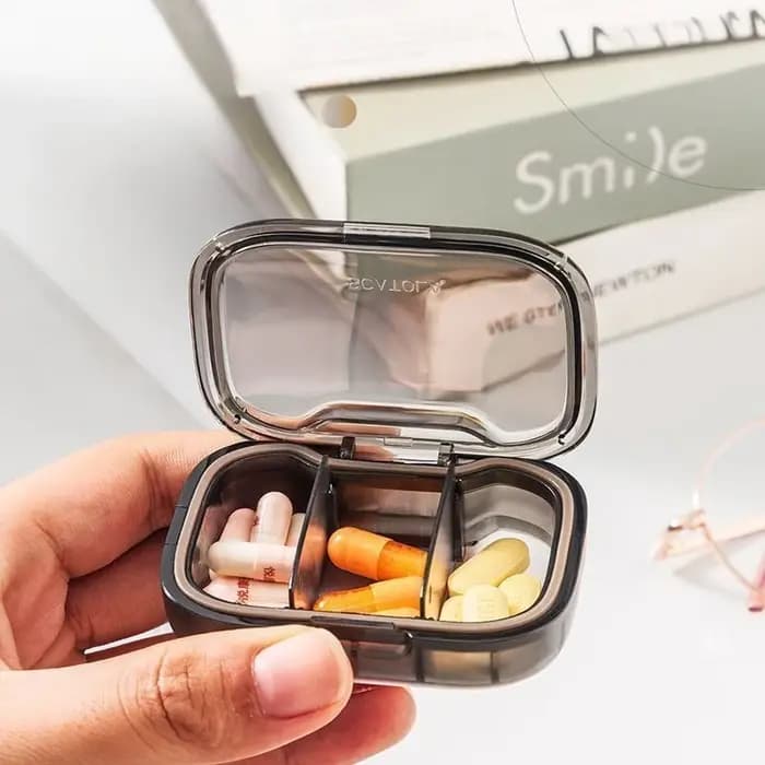 Mini boîtes à pilules médicinales portables de voyage