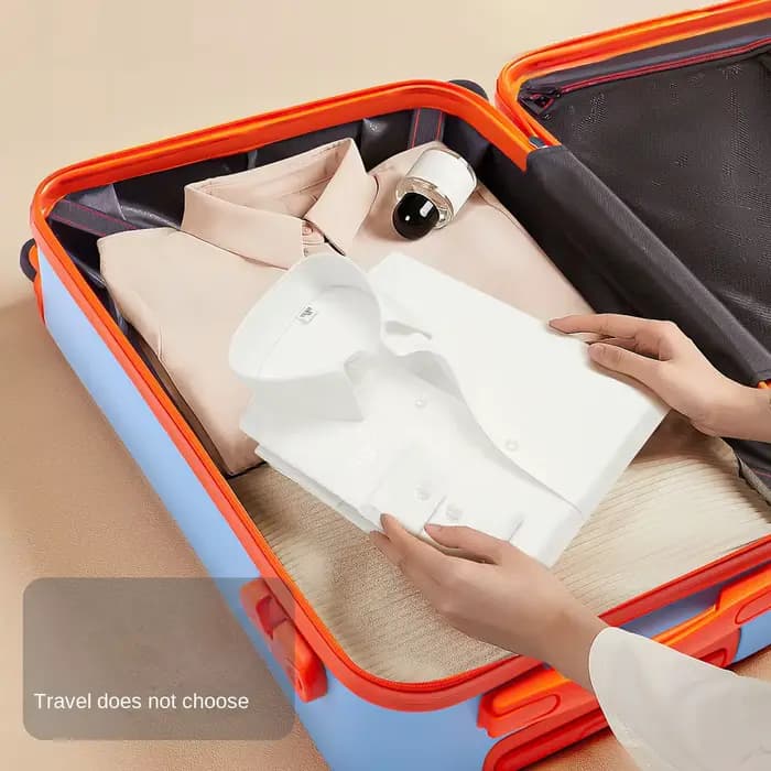 Valise à roulettes grande capacité 24 pouces avec roues multidirectionnelles silencieuses et serrure à combinaison, valise cabine