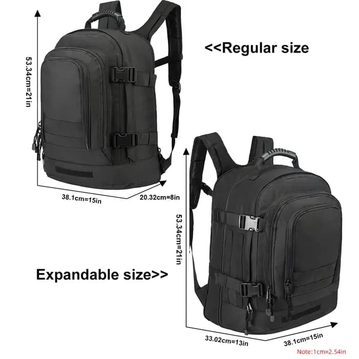 LQARMY 60L hommes armée militaire tactique sac à dos 3P Softback en plein air randonnée Camping sac à dos chasse