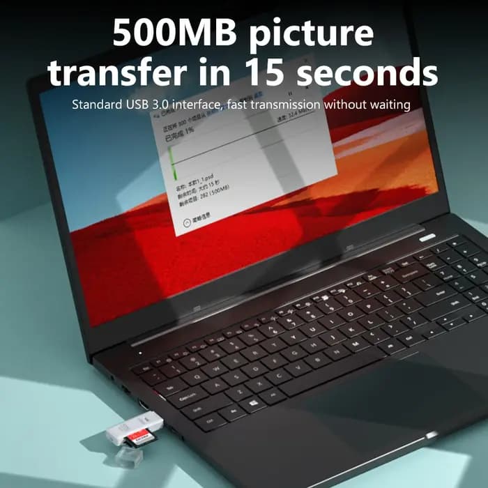 2 en 1 USB 3.0 2.0 lecteur de carte