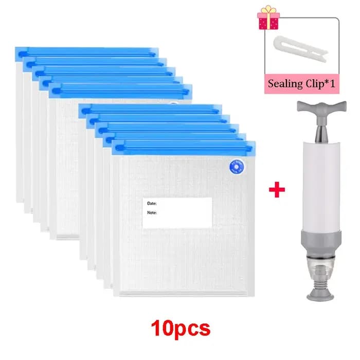 Sacs de scellage sous vide réutilisables
