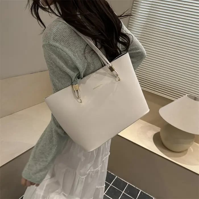 Sac de week-end grande capacité, sac à main de shopping, sac à main simple pour femme avec poignée supérieure, tendance vintage pour le travail et le bureau
