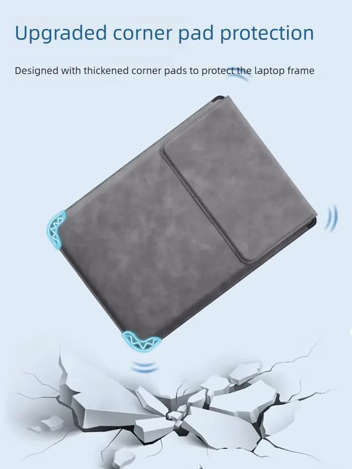 Housse pour ordinateur portable 13 14 15 15.6 16 pouces pour Huawei HP DELL, sac pour Macbook Air Pro 13 13.6 M4, étui pour ordinateur portable avec support pour hommes et femmes