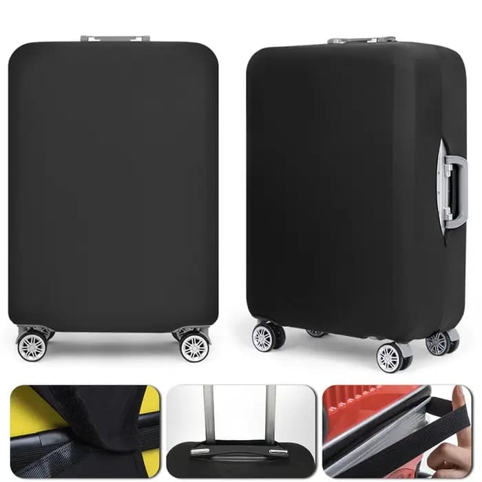 Housse de protection pour bagages avec lettres imprimées