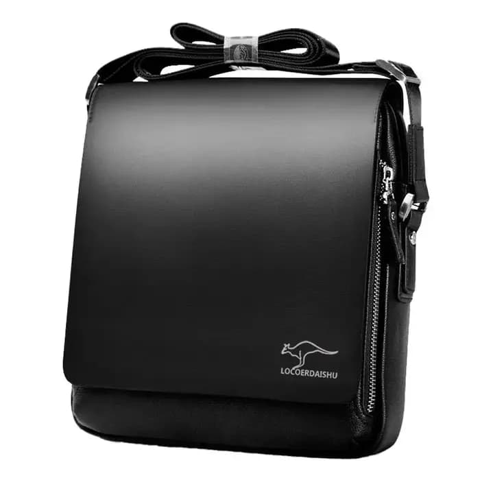 Nouvelle marque de luxe hommes sac à bandoulière en cuir classique