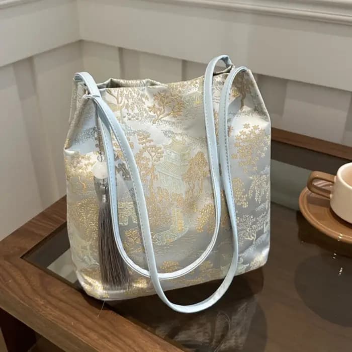 Sacs à bandoulière pour femmes, nouveau tempérament de Style chinois, fourre-tout rétro avancé élégant, mode grande capacité, sacs à main assortis