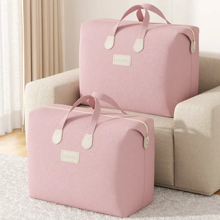 Sac polochon rose souple : parfait pour les voyages