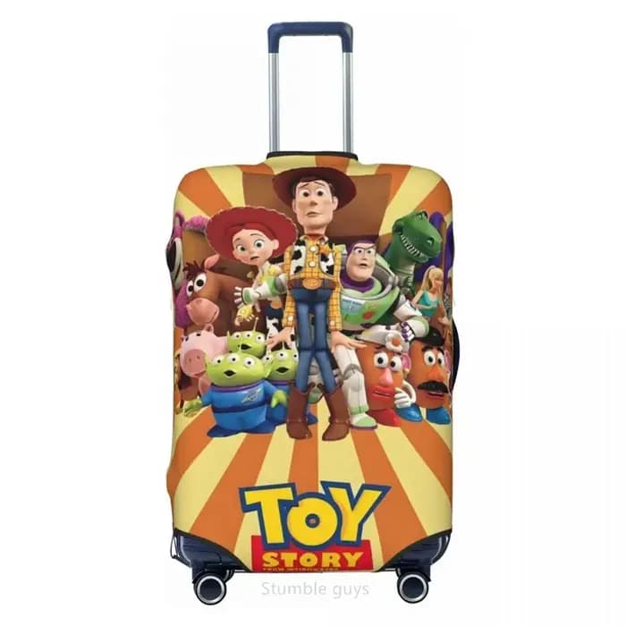 Housse de protection pour valise de voyage, motif jouets, tissu élastique, convient aux bagages de 1