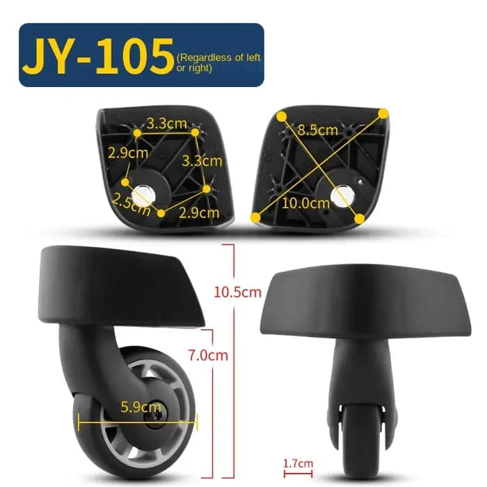 Convient pour Samsonite JY-105 valise boîtier de roue