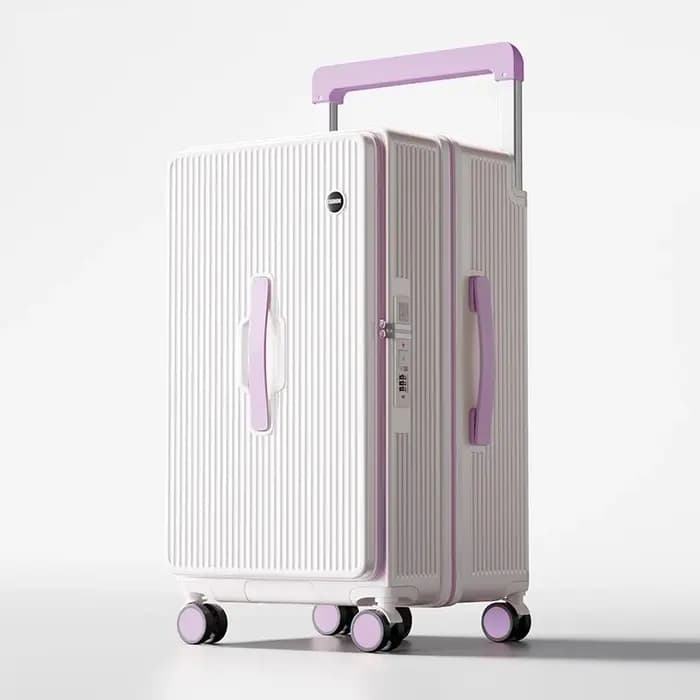 KLQDZMS bagage roulant capacité surdimensionnée boîtier de chariot ABS + boîte d'embarquement PC 20