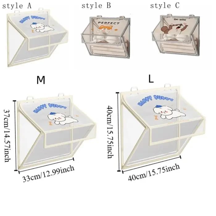 Sac de rangement portable et étanche pour salle de bain