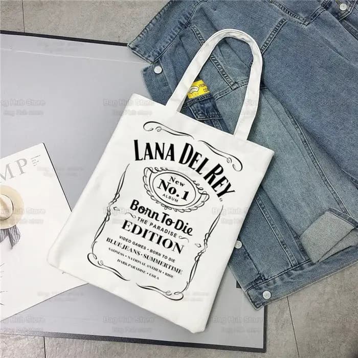 Lana Del Rey Singer GérWomen Canvas Initiated Bag