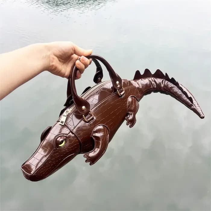 Nouveau sac à main tendance en forme de crocodile pour femmes