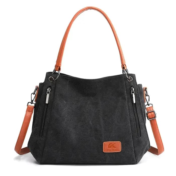 Sac à bandoulière en toile de luxe pour femme