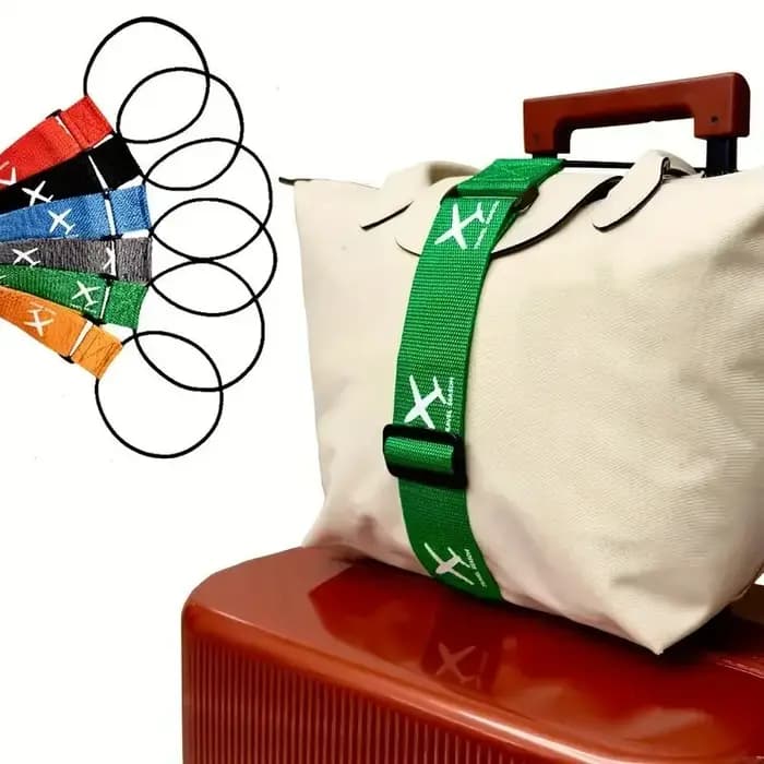 Sangle fixe de bagage en Nylon imprimé d'avion