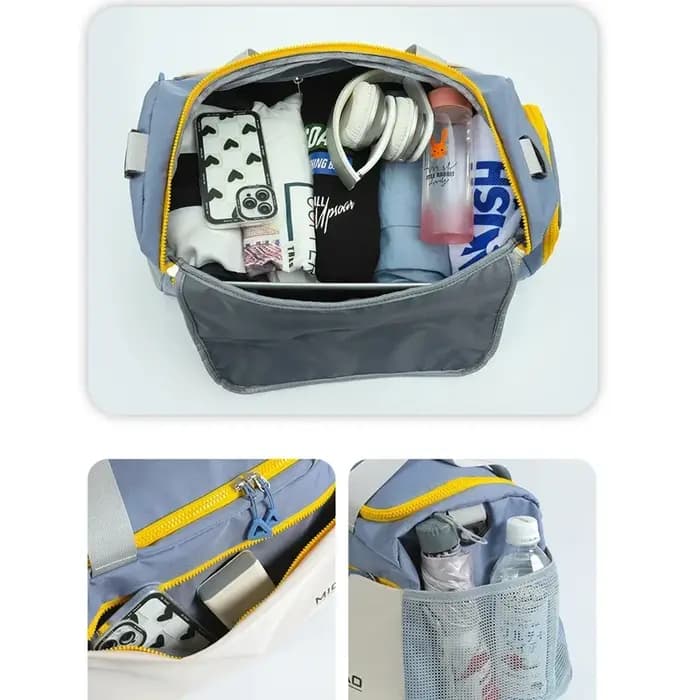 Grand sac de sport pour hommes et femmes avec compartiment humide/sec - Sac