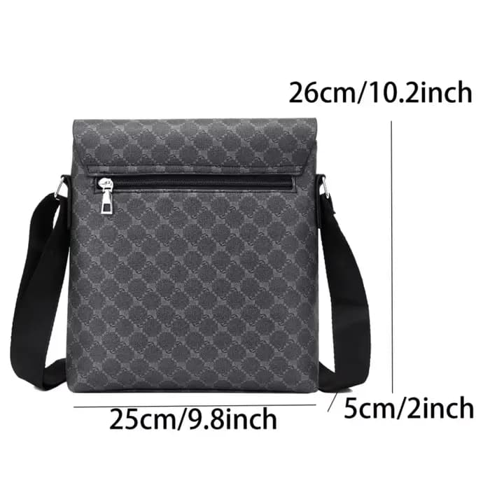 Nouveau sac à bandoulière design en cuir pour hommes sacs de luxe décontracté homme sac de messager mode