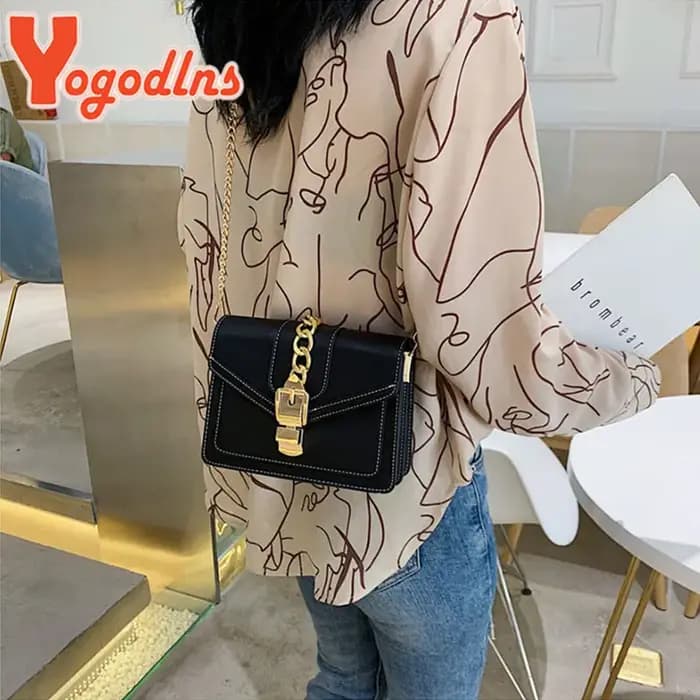 Yogodlns-Sacs à bandoulière en cuir PU pour femmes