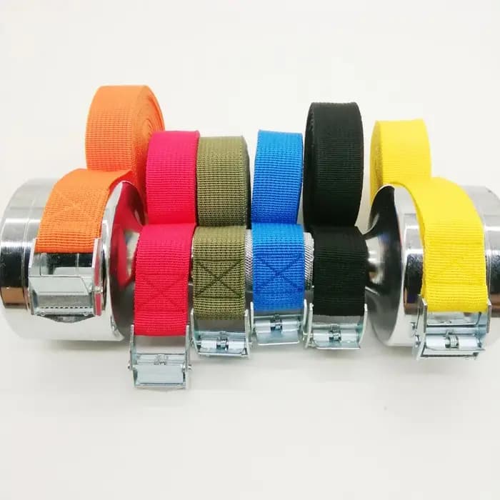Sangle de fixation robuste de 2 m avec boucle à dégagement rapide pour un transport de marchandises et une sécurité des bagages durables