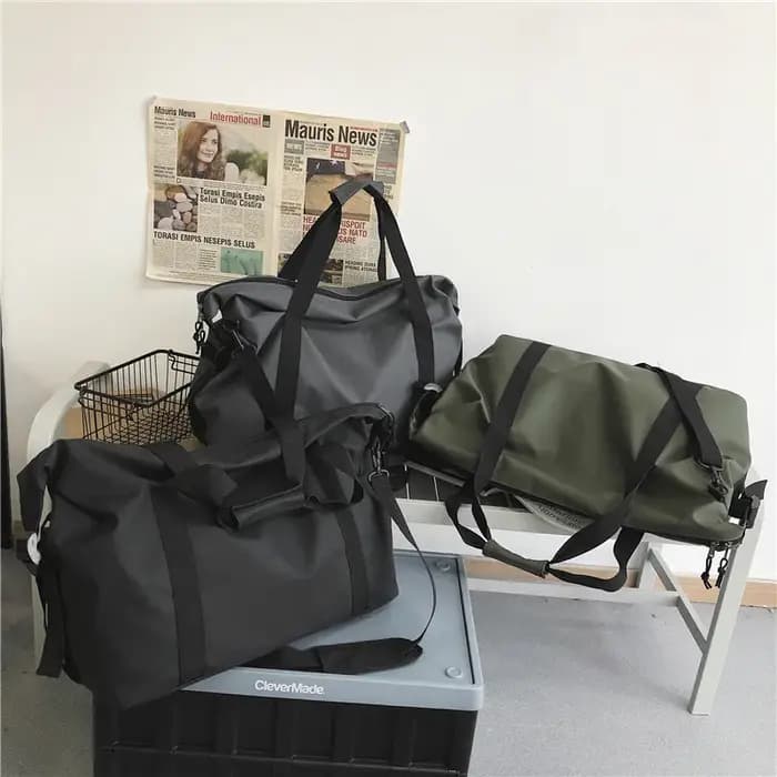Sac de voyage personnalisé avec logo imprimé pour couples, sac à bandoulière de grande capacité, sac à bagages, sac de sport et de fitness