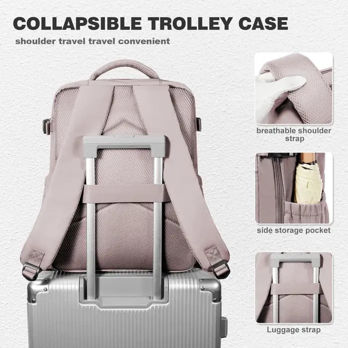 Sac à dos de voyage Ryanair 40x30x20, sac à dos sous vide, sac de cabine WizAir pour les déplacement