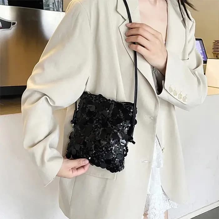 Sac à bandoulière à paillettes