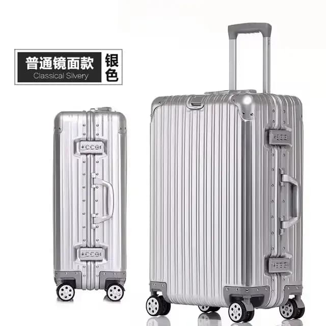 Valises en alliage d'aluminium et de magnésium 100%, bagages légers Spinner de 20/24/26/29 pouces, s