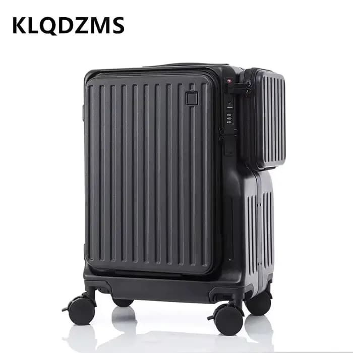 KLQDZMS Valise cabine pour ordinateur portable 20 pouces en ABS+PC