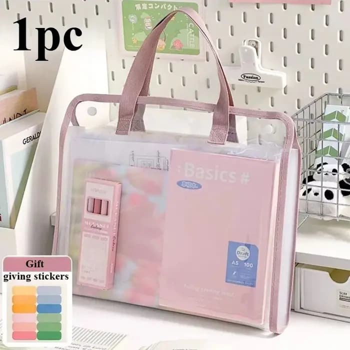 Sac de rangement durable avec 13 poches, dossiers transparents visibles, le sac à dossiers multicouc