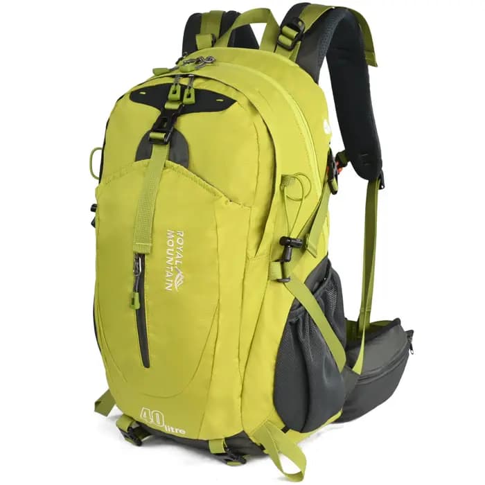 Sac à dos de randonnée en plein air 40l, léger, respirant, fonctionnel, poche avant ouverte, sac en